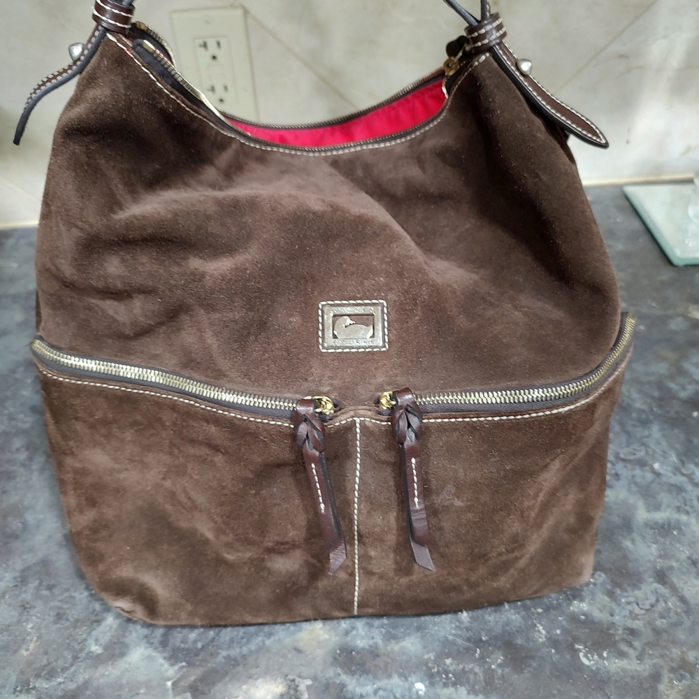 Dooney & Bourke Brown Hobo Bag